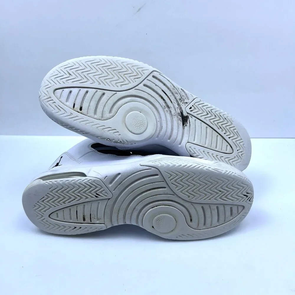 Air Jordan Max Aura White Black Basketball Shoes Sneakers Lace Up US Mens Size 9